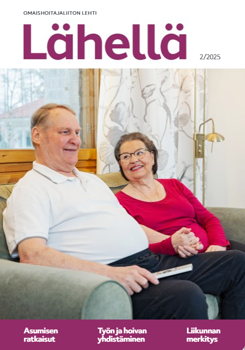 Lue Omaishoitajaliiton Lähellä-lehti 2/2025.