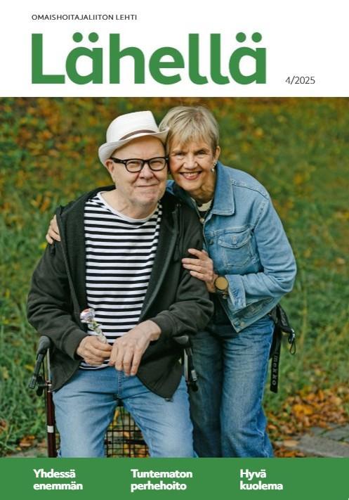 Lue Omaishoitajaliiton Lähellä-lehti 4/2025.