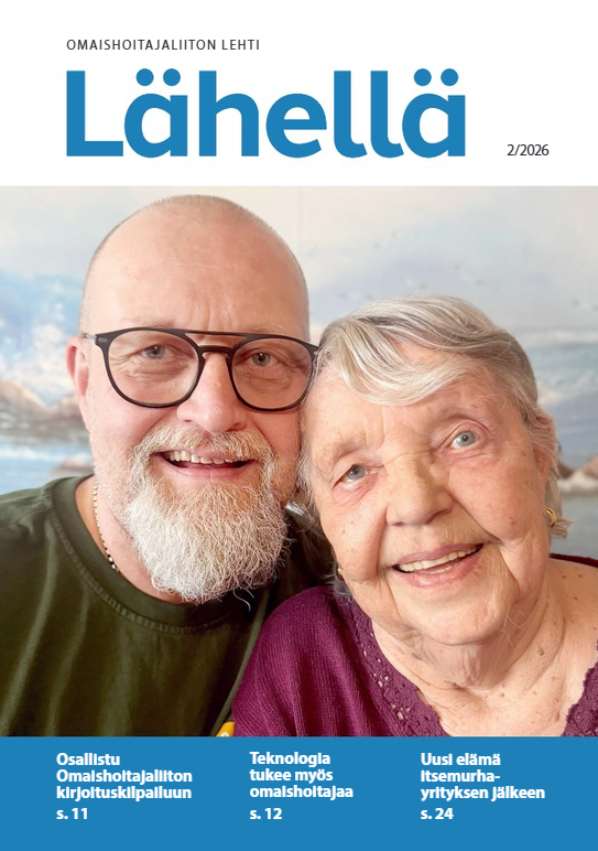 Lue Omaishoitajaliiton Lähellä-lehti 2/2026.