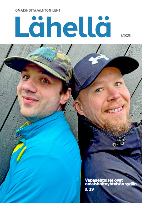 Lue Omaishoitajaliiton Lähellä-lehti 3/26