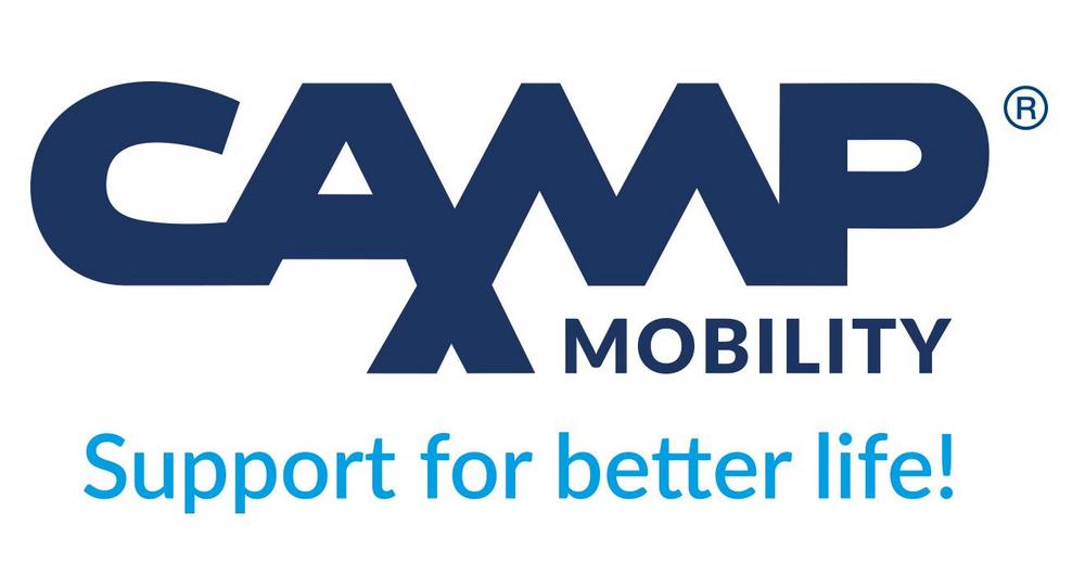 Camp Mobility logo, josta pääsee klikkaamalla Camp Mobilityn sivuille