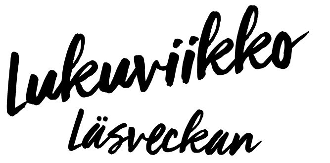 Kuvassa Lukuviikon logo