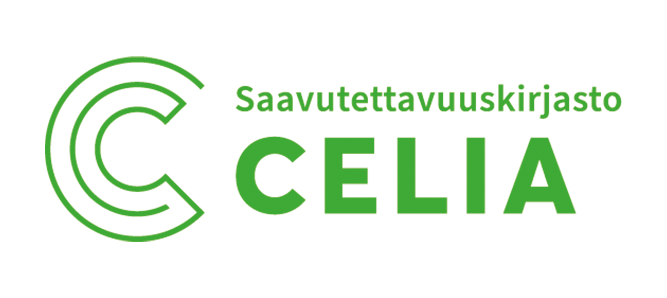 Saavutettavuuskirjasto Celian logo