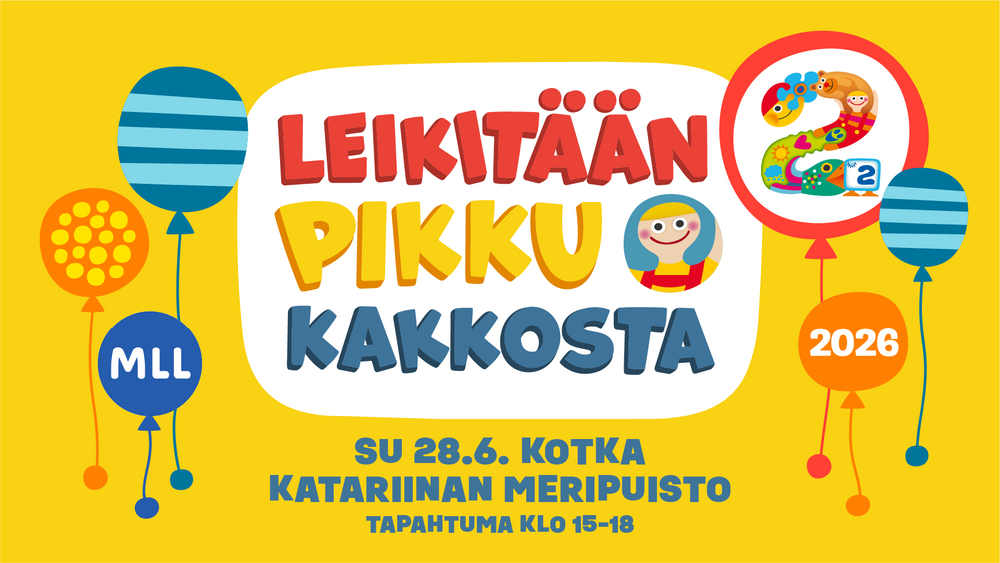 Leikitään Pikku Kakkosta -kesäkiertue 2026 - Leikin ja ilon juhlaa koko
perheelle!
Kesä 2026 tuo taas mukanaan odotetun Leikitään Pikku Kakkosta -kesäkiertueen,
levittäen Pikku kakkosen leikkisän ja lämminhenkisen tunnelman Kotkaan Katariinan meripuistoon sunnuntaina 28.6.2026 kl 15 - 18
