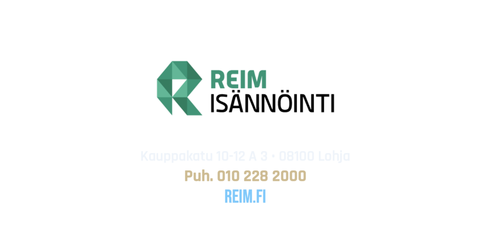 REIM Isännöinti – sponsorimainos