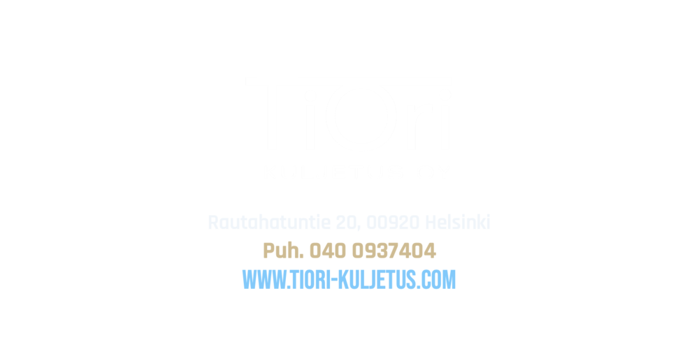 TiOri Kuljetus Oy – sponsorimainos
