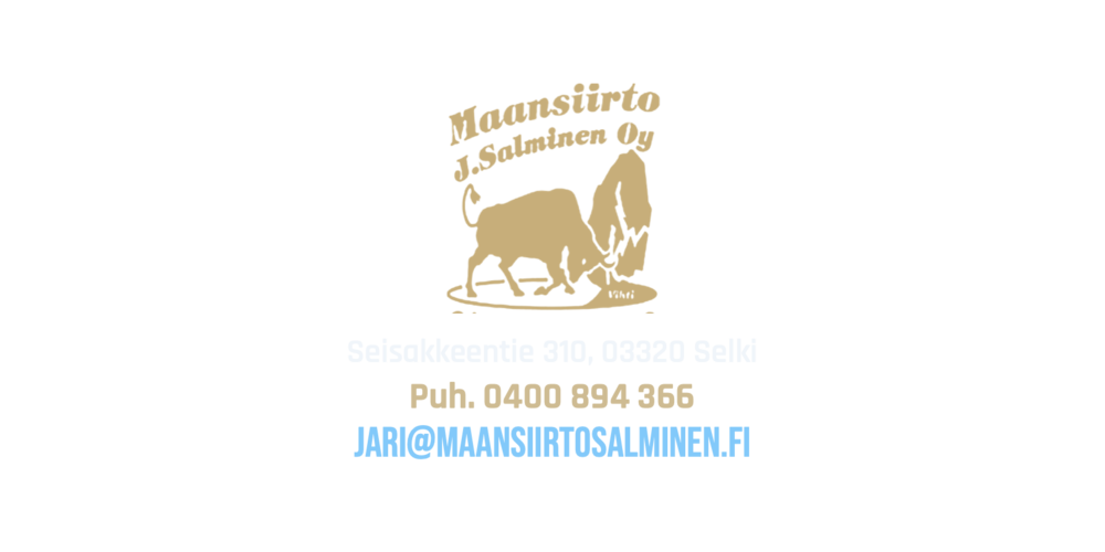 Maansiirto J. Salminen Oy – sponsorimainos