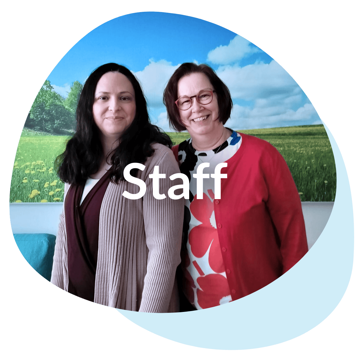 Björkbys Öppnä Familje Hus team Satu och Lina