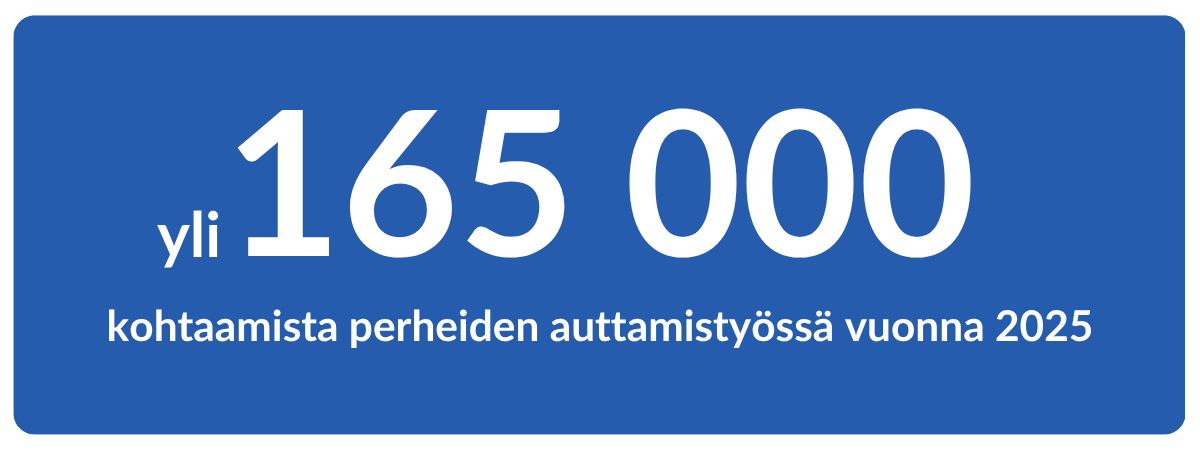 Järjestön tulokset: MLL Uusimaa kohtasi perheitä vuonna 2025 yli 169 000 kertaa