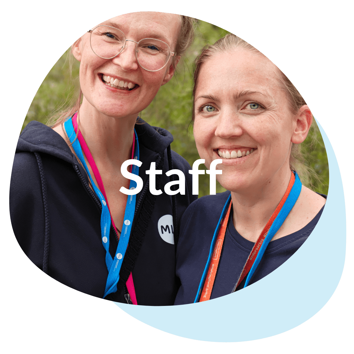 MLL Family House Team: two women smiling.