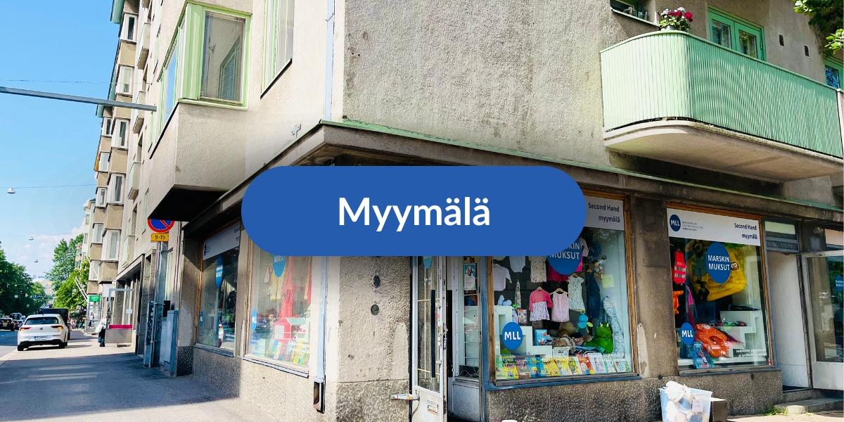 Marskin Muksut second hand myymälä Töölössä.