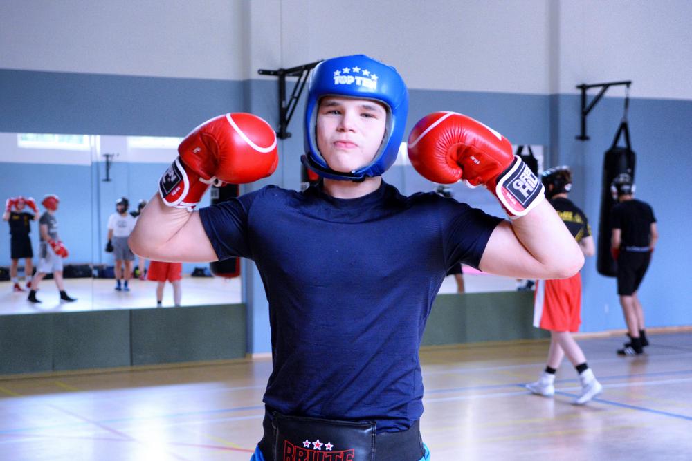 Kuvassa nyrkkeilijä Aapo Rovanperä. 