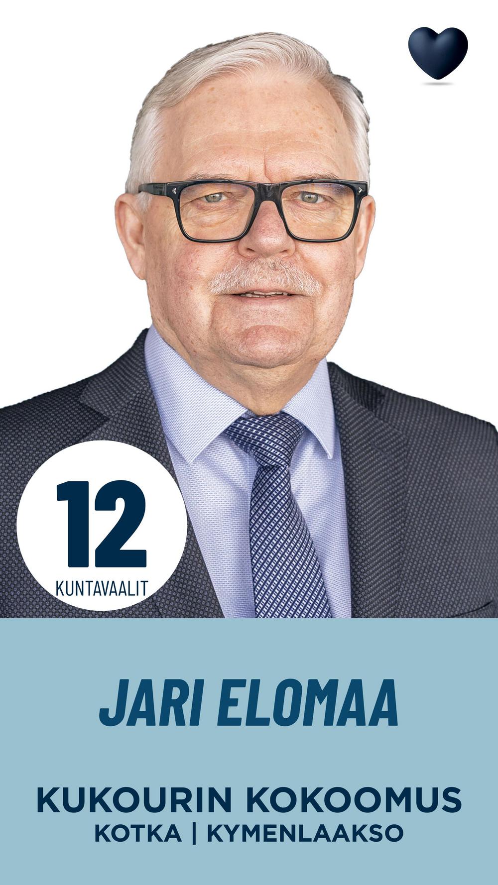 Jari Ilmari Elomaa
Yrittäjä, eläkkeellä