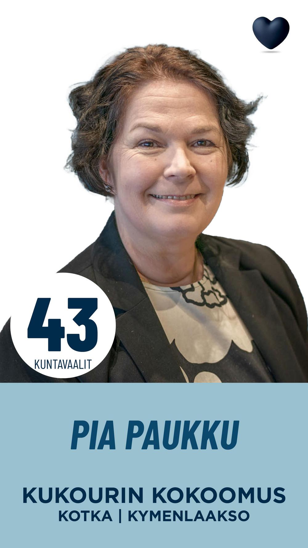 Pia Paukku
KTM, intendentti