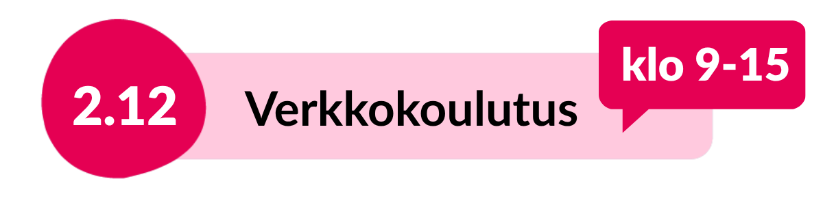 Lapset puheeksi - menetelmäkoulutus, verkkokoulutus 2.12 klo 9-15