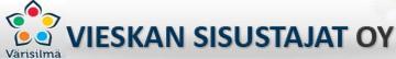 Vieskan Sisustajien logo.