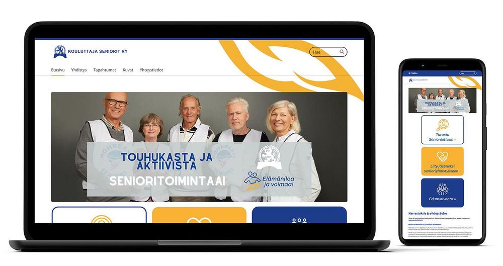 Kansallinen senioriliitton ulkoasuteema.