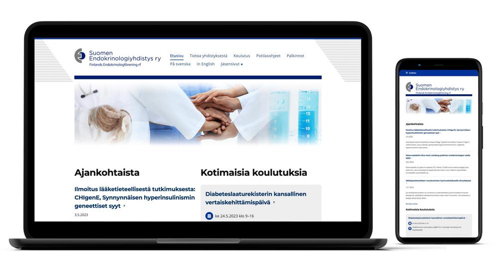 Suomen Endokrinologiyhdistyksen kotisivut.