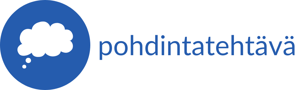 Pohdintatehtävä.