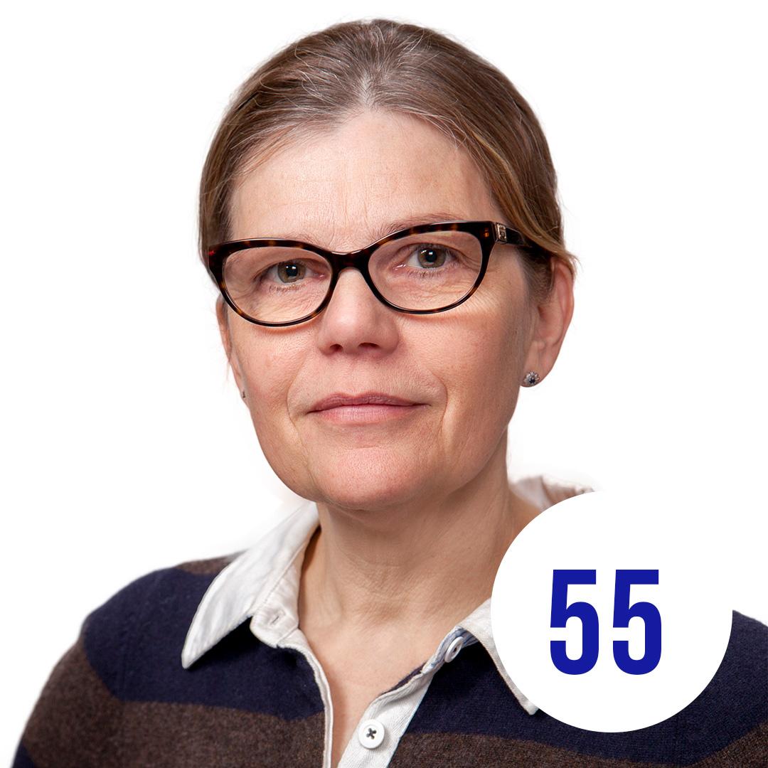 Kuvassa on Ingeborgin kasvot