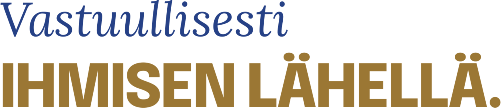 Kokoomuksen kuntavaaliohjelma. Sydän on oikealla.