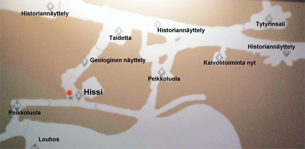 Kaivosmuseon tilat