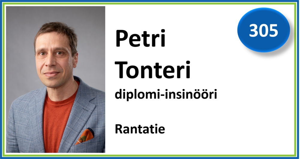 305, Petri Tonteri, diplomi-insinööri, Rantatie