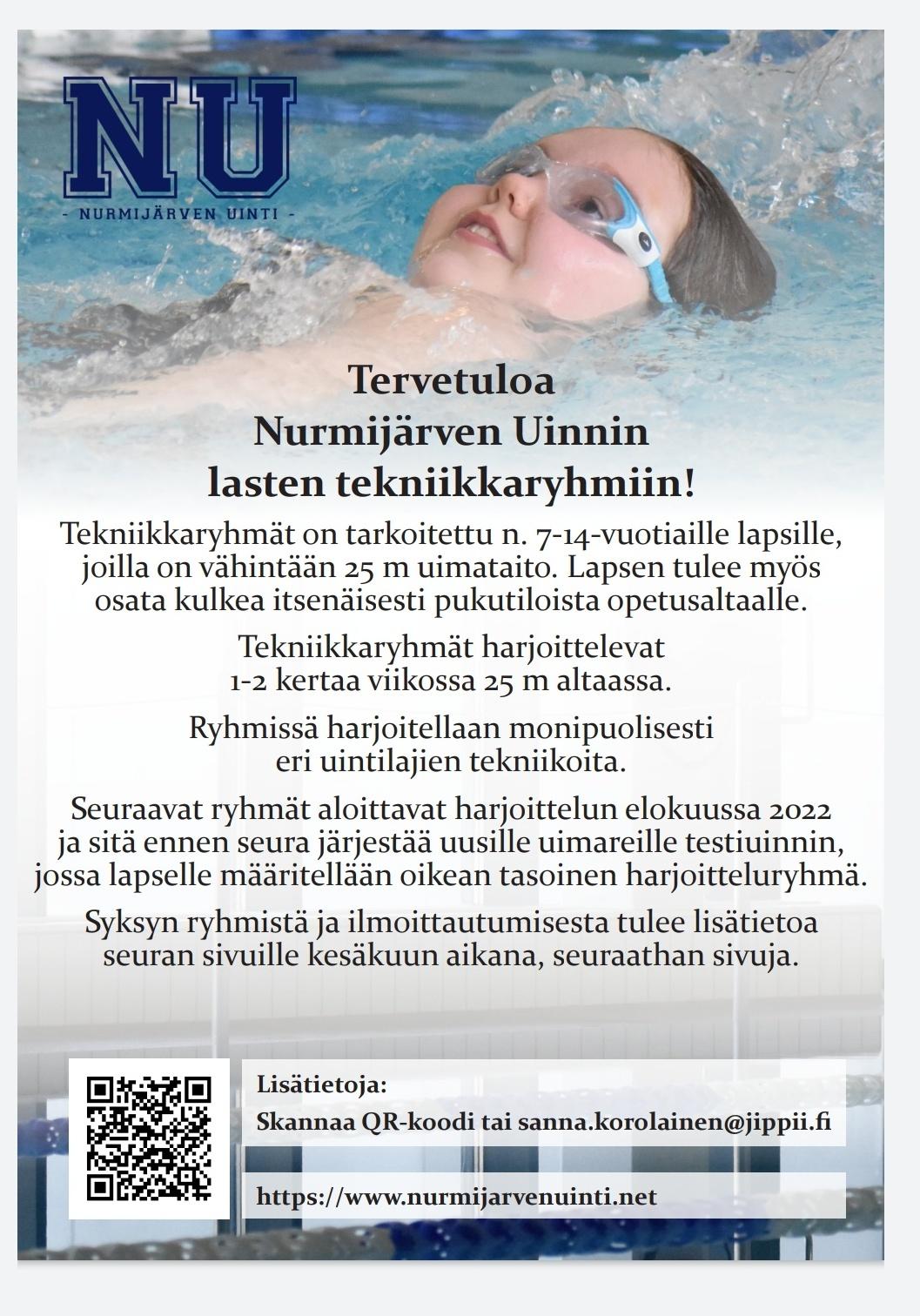 Uutiset | Nurmijärven Uinti ry