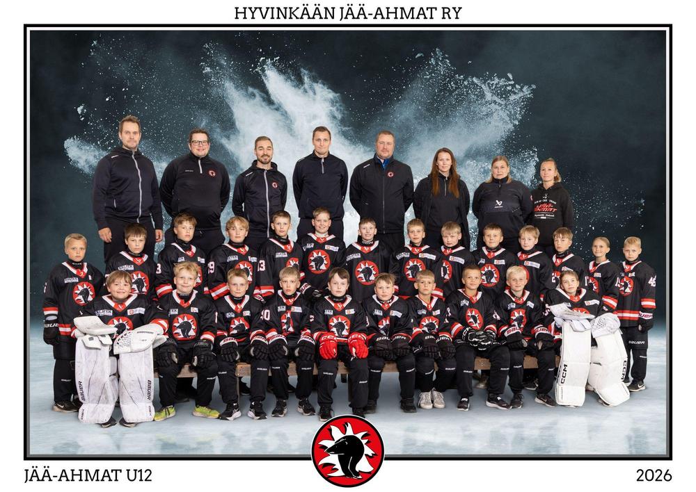 Jää-ahmat U10 joukkuekuva