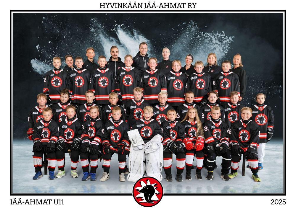 Jää-ahmat U10 joukkuekuva