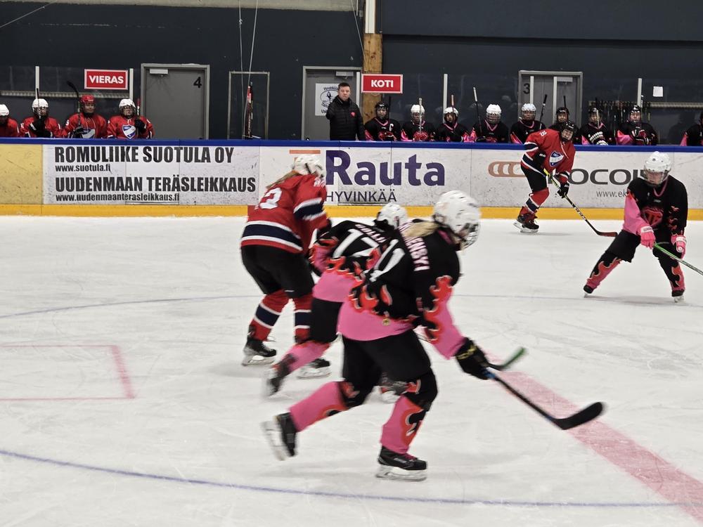 Team flames tilannekuva pelistä