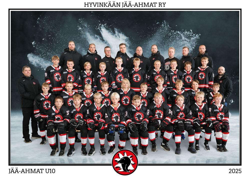 Jää-ahmat U09 joukkuekuva
