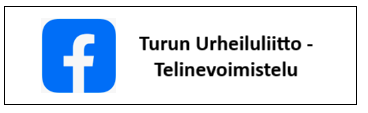 Linkkipainike Turun Urheiluliiton telinevoimistelun Facebook-sivuille