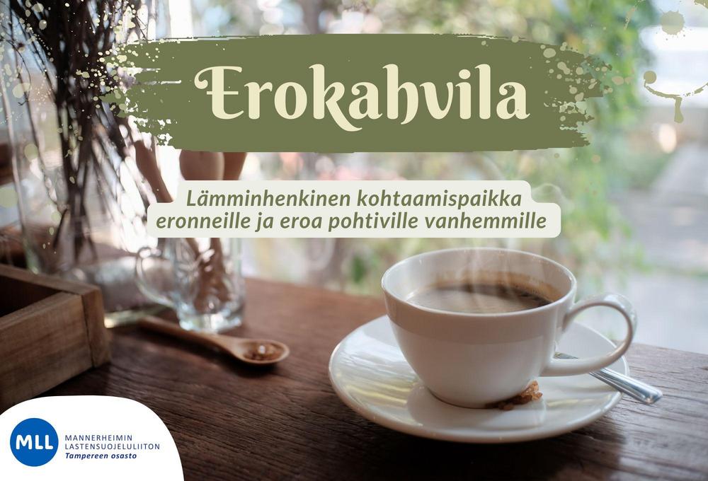 Kuva kahvikupista: Erokahvila: Lämminhenkinen kohtaamispaikka eronneille ja eroa pohtiville vanhemmille.