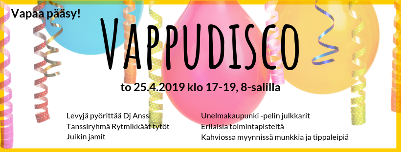 Vappudisco 2019 | Lahden Seudun Kehitysvammaisten Tuki ry