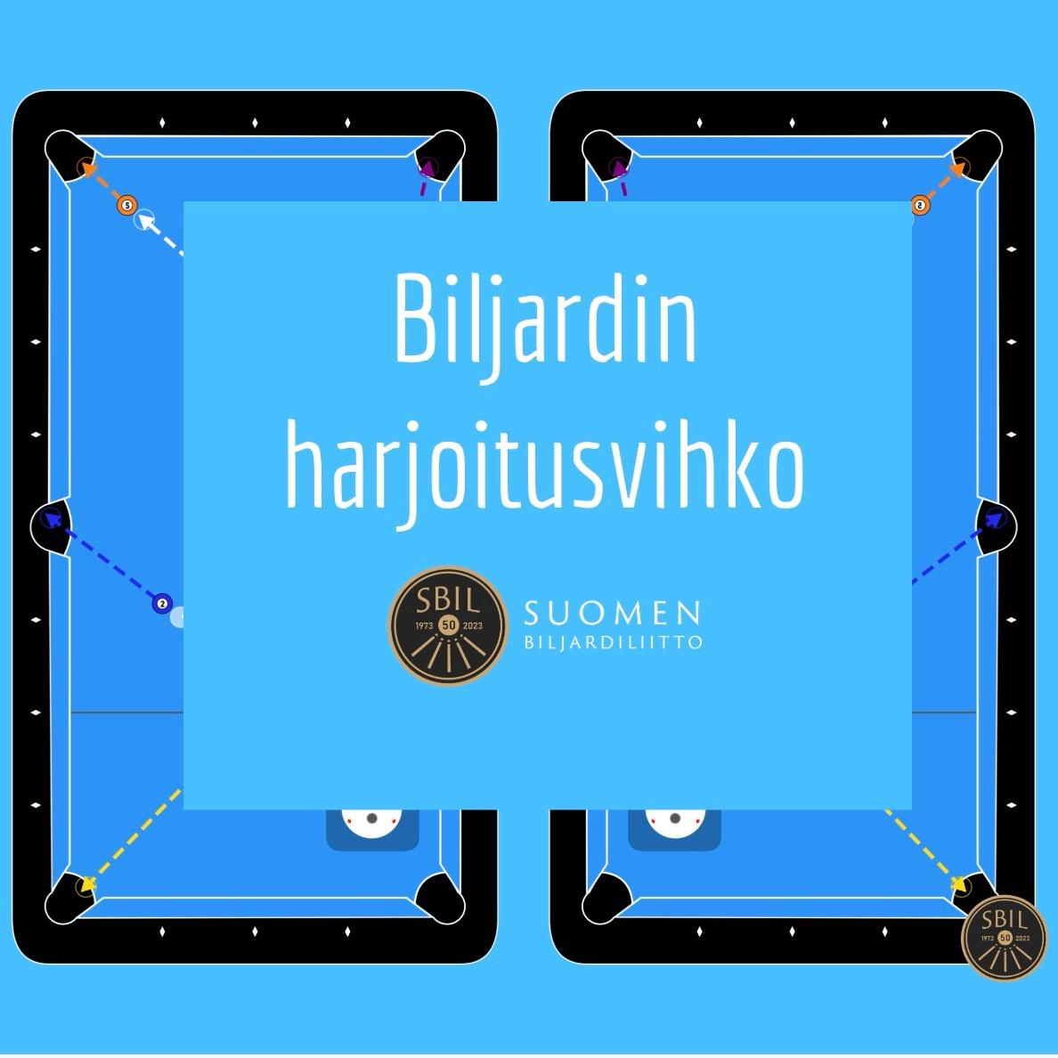 Biljardin harjoitusvihko, kansikuva