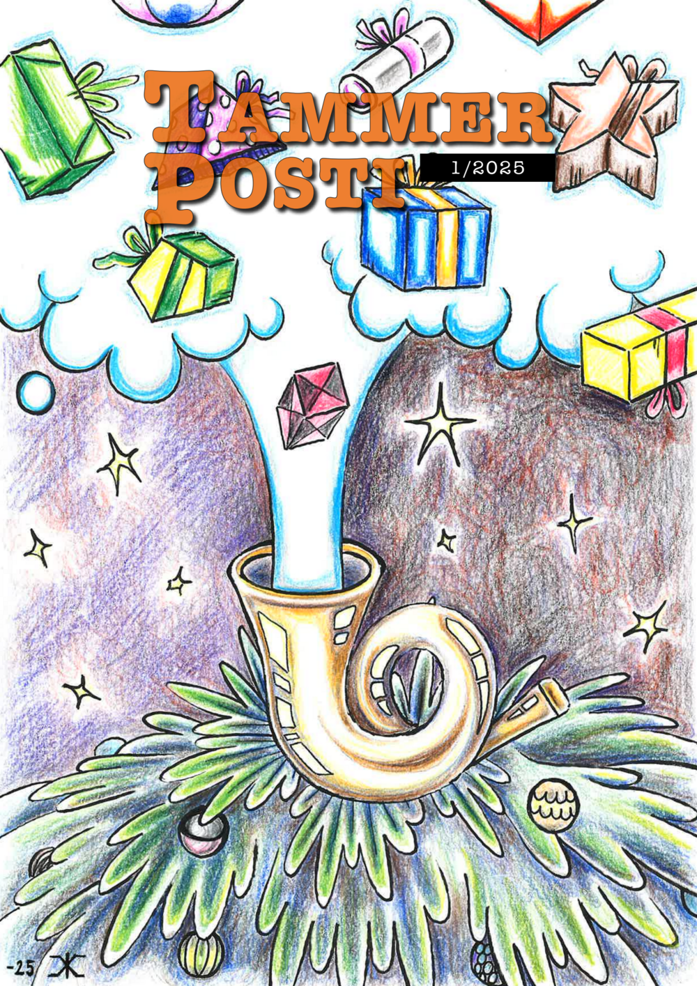 Tammerpostin kansikuva, joka toimii linkkinä itse Tammerpostin .pdf -tiedostoon