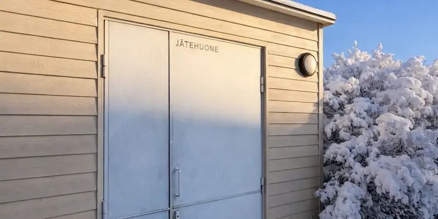 Aurinkoinen kaupunkimaisema veden äärellä, rannan tuntumassa on useita korkeita kerrostaloja.