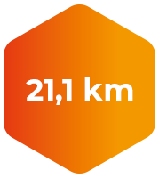 21,1 km
