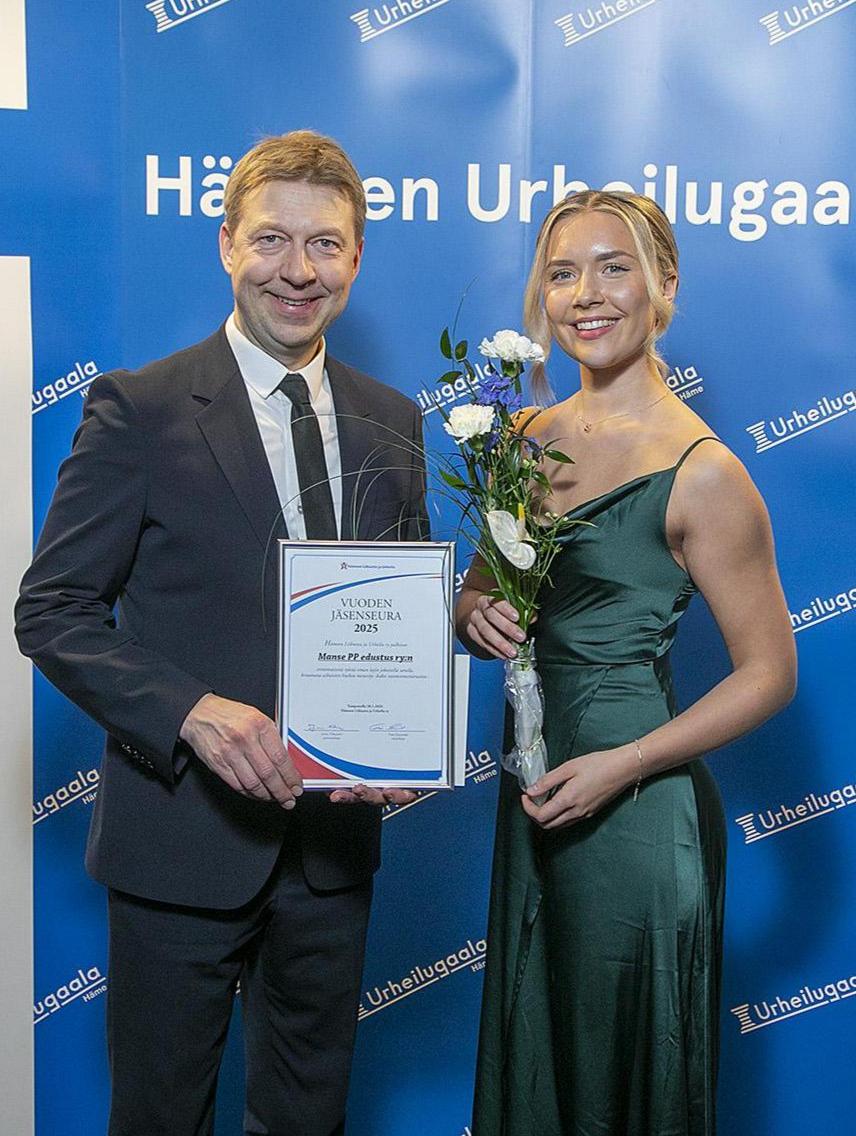 Vuoden Jäsenseura 2025 MANSE PP EDUSTUS RY
Kuva Harri Hinkka.