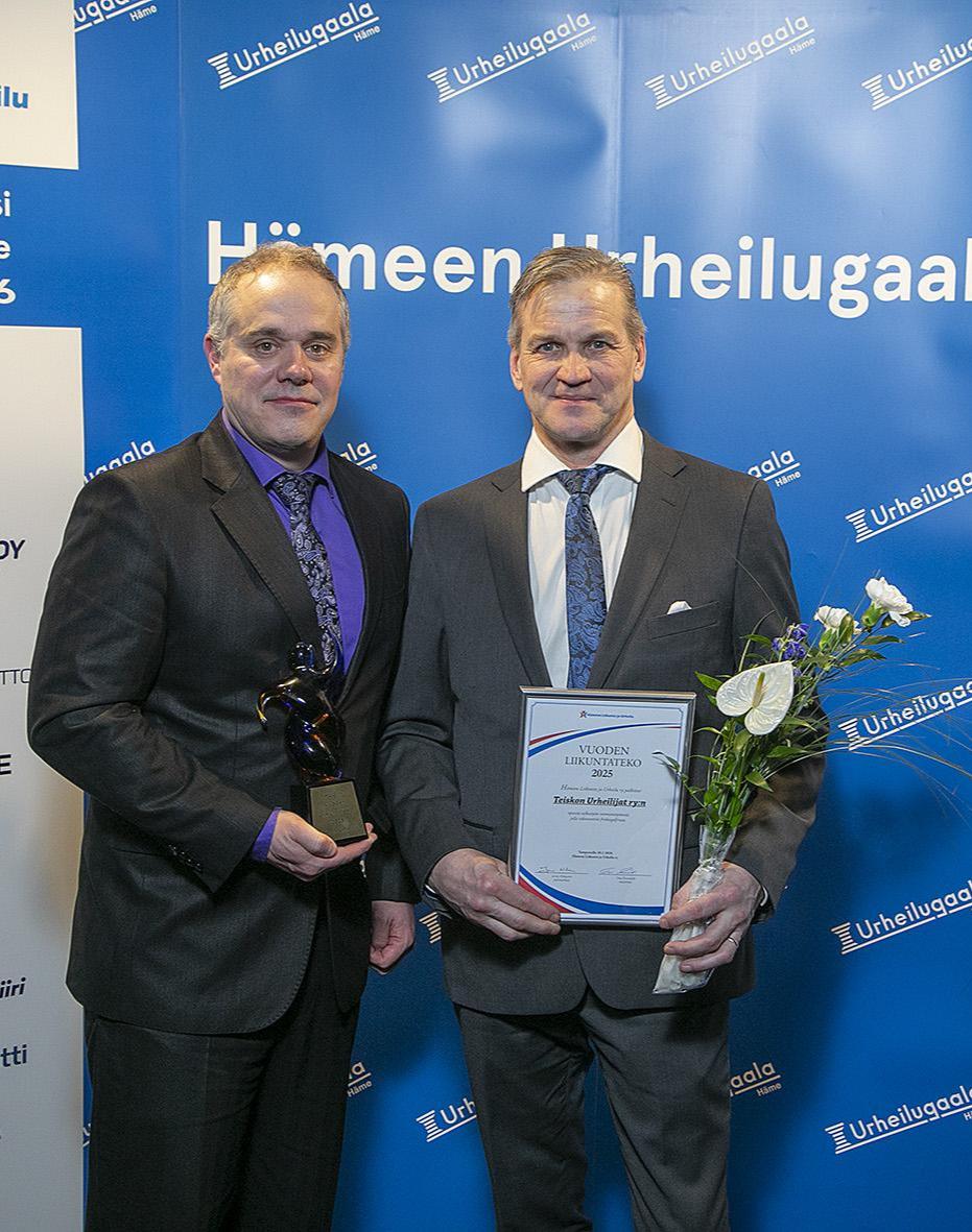 Vuoden Liikuntateko 2025 TEISKON URHEILIJAT RY
Kuva Harri Hinkka.