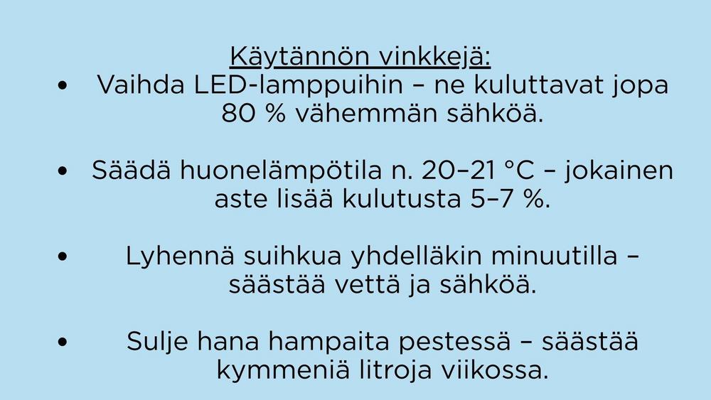 teksti sinisellä taustalla