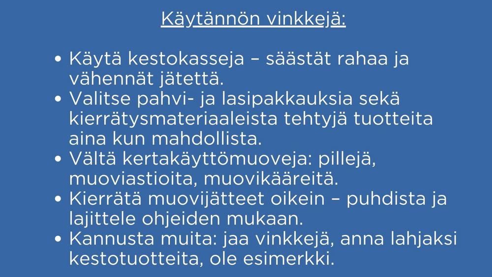 sinisellä taustalla tekstiä