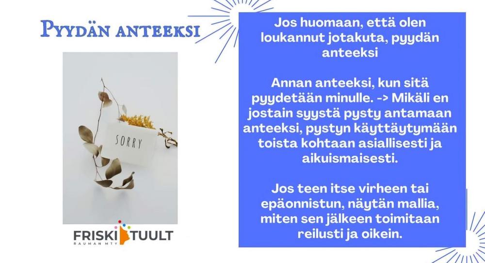 kukka ja anteeksi pyyntö kortti