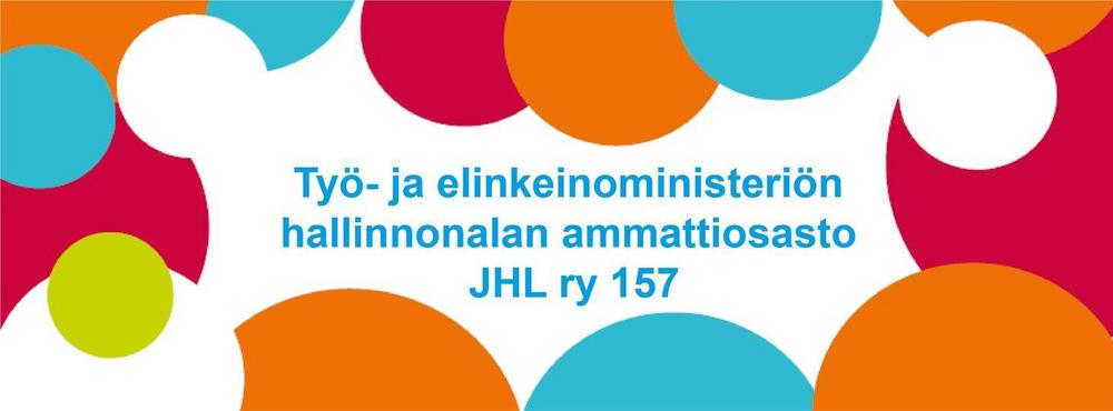 Työ- ja elinkeinoministeriön hallinnonalan ammattiosasto JHL ry:n logo