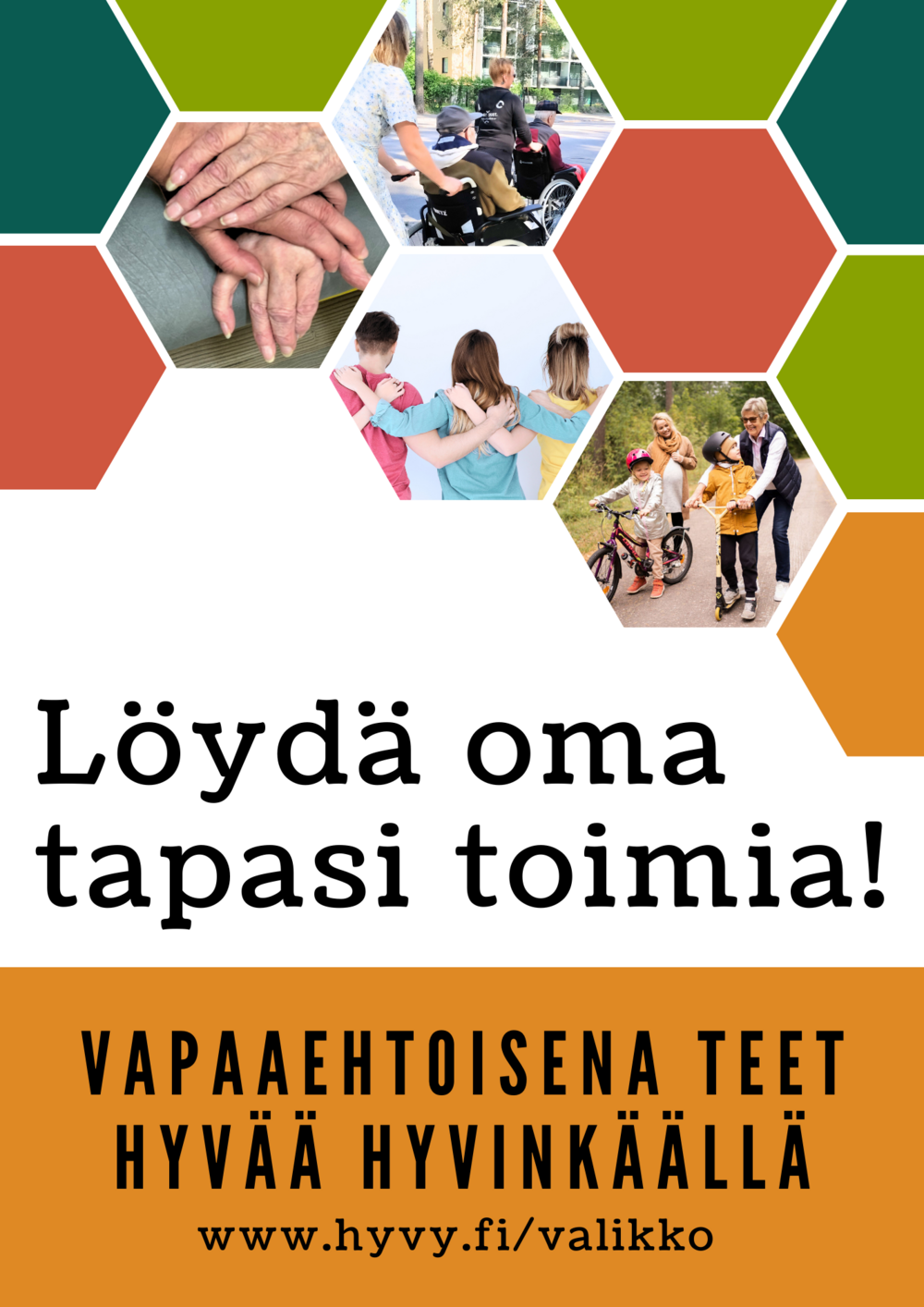 Vapaaehtoistoimintamahdollisuuksia Hyvinkäällä