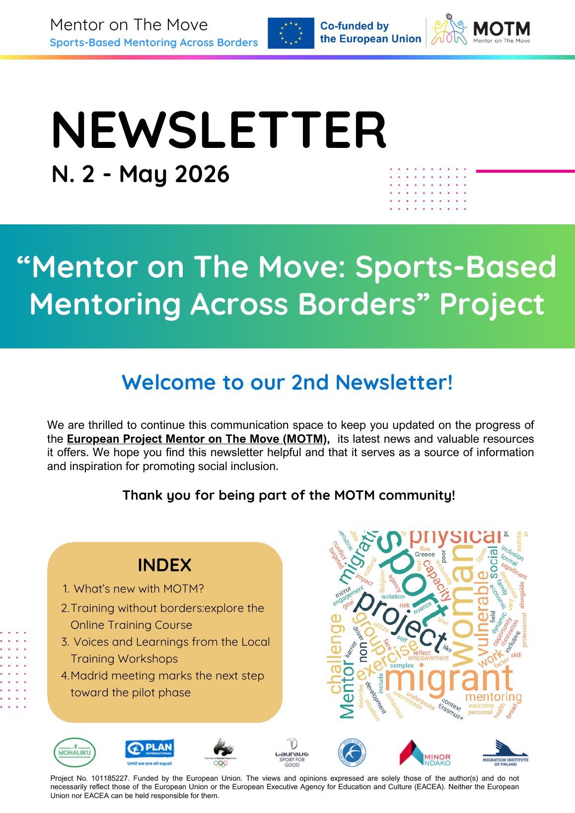 Cover of Mentor on the Move Newsletter No. 2, May 2026
