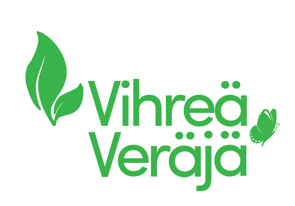 Vihreä veräjä -hankkeen logo.