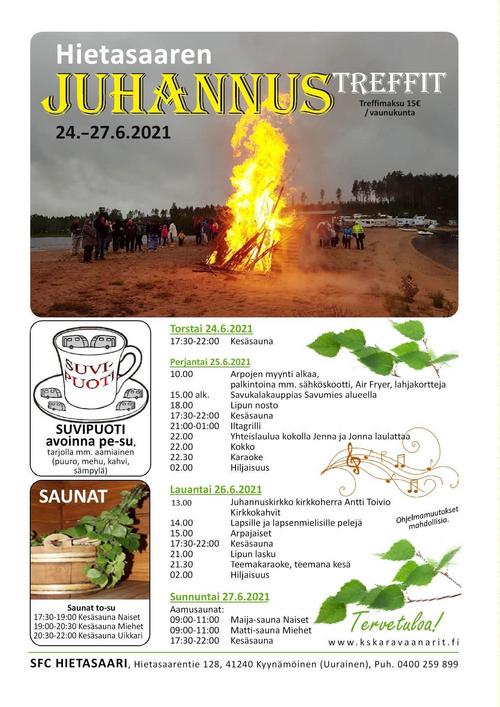 Juhannustreffit SF Caravan Keski Suomi Ry