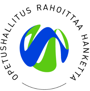 Kuva on Opetushallituksen rahoituksen logo